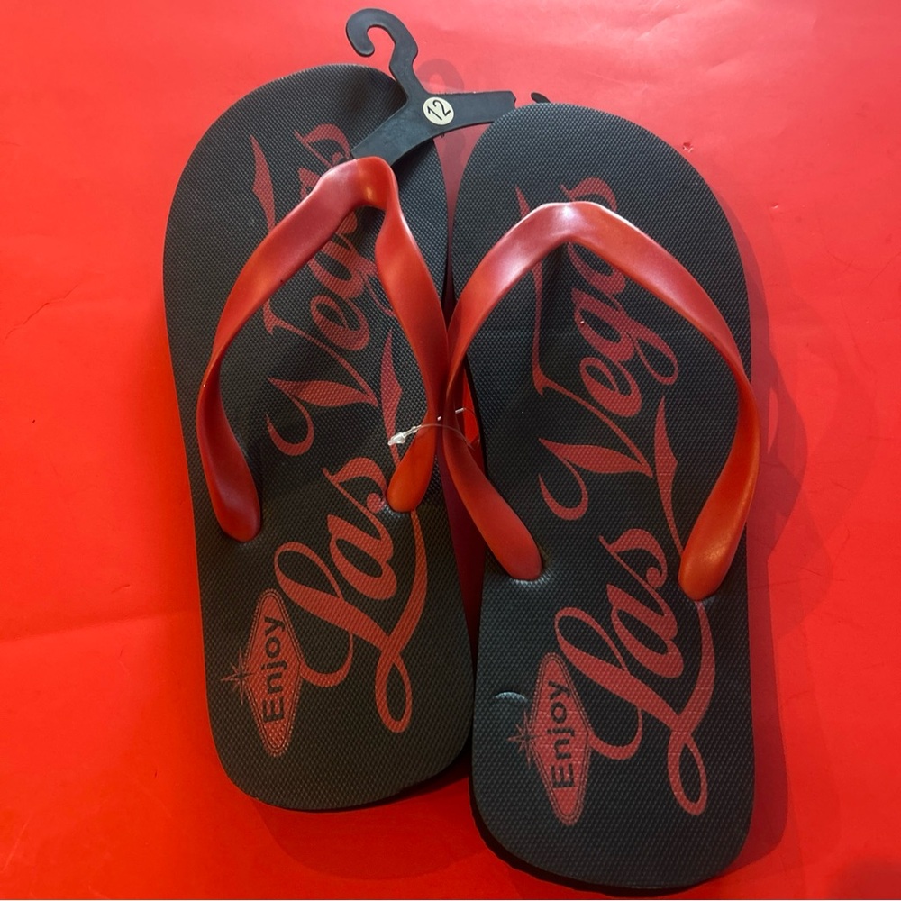 Brand, new ladies, Coca-Cola flip-flops, sandals.